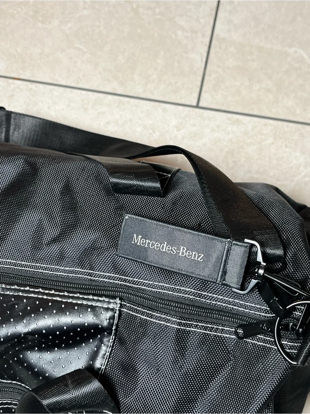 Mercedes-Benz Black Duffel Bag